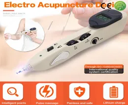 LCD Electronic Handheld Acupointure Pen Tens Point Detector med digital displayelektro Akupunkturpunkt Muskelstimulator Devic8659991