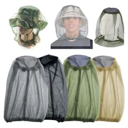 Fischereikappe Insektenproof Mosquito Proof Cap Sonnenschutzmittel Schleier Anti -Biene Cap atmable Sunchade Maske Outdoor -Reise -Sonnenschutz Maske