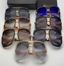 Mascotte 662 classici occhiali da sole popolari retrò shiny shiny oro estate unisex in stile UV400 Eyewear vieni con gli occhiali da sole Box 6625322547