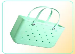 2022 Bogg Bag Silicone Beach Custom Tote Fashion Eva Plastic Beach Borse Women Summer8580370