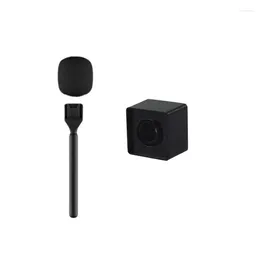 Microfoni 1SET Intervista MIC HANDE ADUDTER Adattatore portatile per microfono per cavalcate Wireless GO/GOII/DJI MIC/RELACART/Wireless Dureble