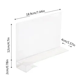 2pcs Acrylic Dividers Shelf Divider For Closets Organizers With Shelves Shelf Dividers Closet Purses Separators Shelf Divider