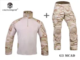 Pants EMERSON Gen Combat Shirt Pants Suit Airsoft Military Tactical bdu Uniform Multicam Arid EM9255 EM9351