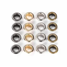 30Sets 14mm Eyelets med tvättmaskinhantverk Reparera Grommet Round Eye Rings för väskeskor Kläder läderhatt Diy -tillbehör