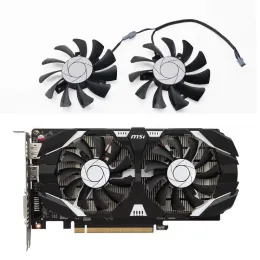 منصات HA8010H12FZ 75 مم 2PIN GTX1050TI GPU KOELER DUAL FOOR MSI GEFORCE GTX