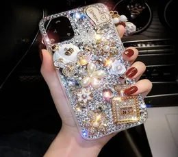 Full Diamentowa obudowa telefoniczna na iPhone XS Max 11Pro Perfume Bottle Bottle Cover Dynia dla iPhone7 8plus 6S8995667