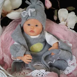 10inch Mini Reborn Doll Kit Mina Triplet Unfinished Doll Parts with Body and Eyes Blank Kit Drop Shipping