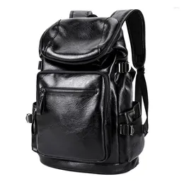 Рюкзак Aosbos 2024 Vintage Casual Fashion Lackpacks Большая школьная сумка для мужчин для мужчин.