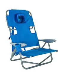 Y Ostrich Backpack Steel Beach Chair - Blue fishing chair portable chair outdoor furniture foldable chair