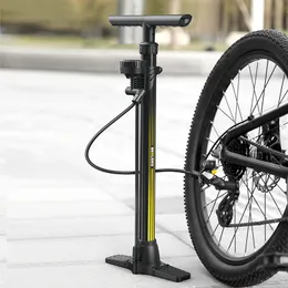 Beelord -Fahrradbodenpumpe mit Druckmessstock max 160psi Luftentzündungsreifen Presta -Scharder -Ventil -Fahrrad Pumpe für MTB -Straße Kugeln