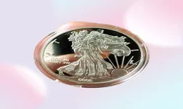1 oz 999 Bullion prata redondo moedas de águia americana 2000years1825575