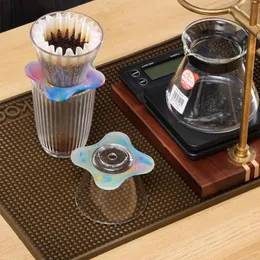 Resina Rainbow Portable Caffetteria per caffè Versare sopra la caffettiera Dripper Brewer Brewer Glass Pot Pot Decanter Home Coffee Filter