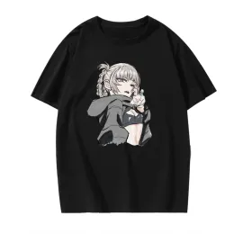 Cool Anime Graphic Tee: Japanese Style Summer Short-Sleeve