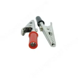 5A 30/50 mm metalowy elektryczny aligator Krocodile Clamp Clips Uchwyt Sonda Bateria testowa złącze ołowiu 4 mm Banan Socket v27