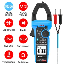 MESTEK CM86 True-RMS 1000A AC/DC Curnt Clamp Miernik Multimetr Pinza Amperimetryta Tester za pomocą prądu AC IFLEX do 3000A