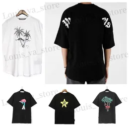 Camisetas masculinas Angel Tir Shirt Designer Cleet Spray Letter Slve Spring Summer Mini Maré Mulher T Maglietta Angels T240411