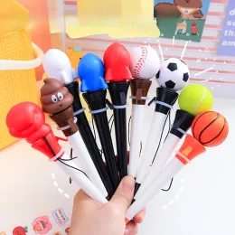 1PCS Creative Relief Relevante Gel Caneta Novidade Poop Squeeze Shoot Pen Students Puzzle Puzzle Water Pen Student Studentyery