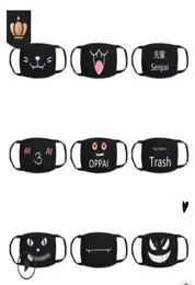 Pop anime kış sıcak ağız kumaş toz maskesi karikatür yüz toz geçirmez pamuk anti yeniden kullanılabilir çift ağız mask3178410
