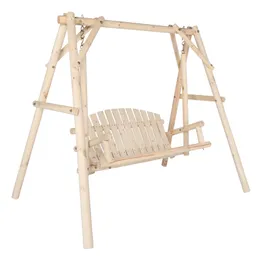 Außenterrasse Veranda Swing, 6,5 Fuß Holz 2sitz