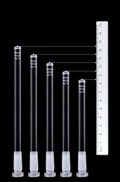 Diffuse Glas Bong Downstammersatz 18 mm bis 14 mm geschnittener Stieldendreiter -Schieber