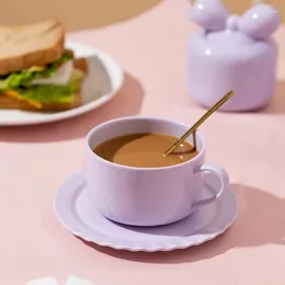 컵 접시 수치 에스프레소 커피 아름다운 아침 식사 컵 서비스 영어 차 세트 뼈 kaffeetasse and saucer