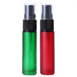 Butelki do przechowywania 5x 10x 10 ml przenośna napełniaczowa mata mata Glass Smowl Sprayer Pojemnik kosmetyczny Atomizer Świąteczny Podarunek