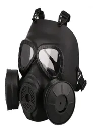 M40 Çift Fan Gaz Maskesi CS Filtre Paintball Kask Taktik Ordu Kapasetleri De Motociclista Guard FMA cosplay18141074