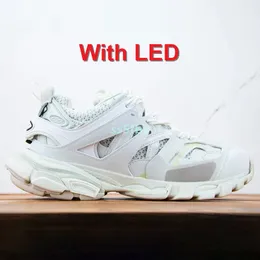 BALANCIGA SHOE Luxury Track LED 3 3.0 Designer Shoes LED Tracks Shoes Trainer Balanciga Sneakers Men Women Trainers Mens Paris Lace Up Phantom Sports Shoes 656