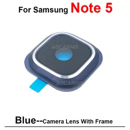 For Samsung Galaxy Note 4 5 Note4 Note5 Rear Back Camera Lens With Frame Replacement Parts