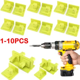 2/5pcs Stand Base Lightweight Tool Storage Mounting Bracket Eco-friendly ABS Easy Install for Ryobi Holder 18V Battery Adapter