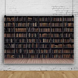 عتيقة الكتب الخلفية Bookdrop Book Racks خلفية التصوير الفوتوغرافي للديكور الحفل