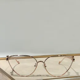 Cat Eyeglasses Rose Gold Frame Clear Classes Glasses Frame Pantical Hassions Sunglasses Frames Lunettes de Soleil نظارات النظارات