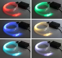 Rgb colorido led led fiber óptico de estrela de estrela de estrela de teto kit de neon sinal de néon 150pcs 075mm 2m 16w RGB Fibras Optical Lights Motor 24KE7494977