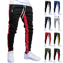 Herren Casual Fashion Pants Streetwear Sportswear Skinny männliche Hosen Fitnessstudios Tracksuits Bottoms Hip Hop Jogger Joggers Jogginghose 240411