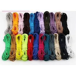 2023 NOWOŚĆ 5M PARACORD 2,5 mm Paracord Cord Biżuteria Making Paracord Cord Elastyczne opaskę gumową