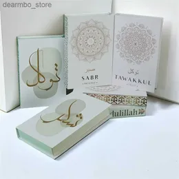 Kunsthandwerk Islam Heilige Moschee Muslim Schrift Luxus gefälschte Bücher Storae Box für Dekoration Couchtischbuch Villa Hotle Home Dekoration L49