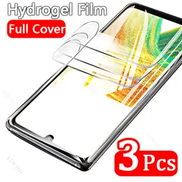 6in1 Full Cover Front Hydrogel Film för Samsung Galaxy A33 5G Säkerhetsskärmskydd för Samsung A 33 SM-A336E 6.4 "Kameralins