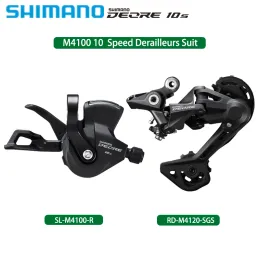Shimano Deore M4100 10V GroupSet 1x10s M4100 Schalthebel Hebel M4120 Heckummeluranzug Schatten 2x10 Speed Kit Originalteile