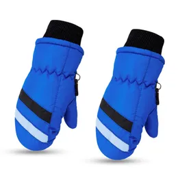 2-5Y Kids Ski Handschuhe Winter warmes Fahrradhandschuhe Wanderhandschuhe Fleece Fleece Snowboarden Fäustlinge für Kinder Dropshipping