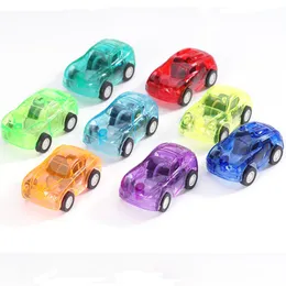 20st Creative Mini Car Boys Kid Plastic Transparent Pull Back Car Small Aircraft Toys Fall Party Education Födelsedagspresent