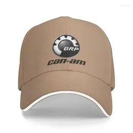 قبعات الكرة Cool BRP ATV Can Am Logo Baseball Cap للرجال للنساء مخصصات قابلة للتعديل للجنسين أبي قبعة الصيف