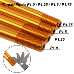 Heppe MTB Road Bike Ultra Light Thru Axel Front Fork Shaft Spett 12x100/110 Bakre navet genom axeln 12x142 12x148 Orange Thru Axle