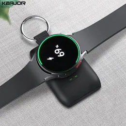 شاحن شواحن لـ Galaxy Watch 6 Power Bank 1400mAh Type C Battery Cattery for Samsung Galaxy Watch 4 5 Pro Magnetic Charger