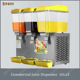 BS16L-1M-C Commercial Electric Electric Kylat Juice Ice Tea Hot Blandad dryck Dryck Dispenser Machine 1 Tank 2 Tankar 3 Tankar