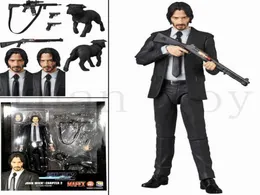 6inch New Type Mafex 085 John Wick第2章アクションフィギュアモデル玩具人形ホラーハロウィーンギフトQ07225403963