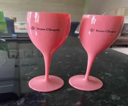 6pcs turuncu plastik şampanya flütleri akrilik parti şarap darbeleri cam vcp şampanya flütleri goblet plastik veuve fincanları l2206241765287