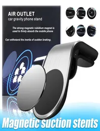 Novo suporte de telefone de carro magnético de chegada L Shape Shape Air Vent CLIP MAGNET UNIVERSAL CELONETO STAND STAND COM VARECTIL