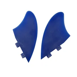 Upsurf FCS Keel Fins Fibreglass Surfboard Fins Twin Fins Grey/Blue Surfin Fins dla boków desek do surfowania boczne płetwy quilhas