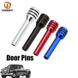 1/2/4pcs Universal Car Auto Truck Innenanpaillannadelabdeckungsknopf Pulle Ersatzzubehör Silber/Blau/Rot/Schwarz