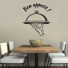Wall Stickers Beauty Bon Appetite Home Decor For Kids Rooms Decoration Waterproof Art Decal